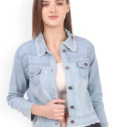 KASHIAN Women Denim Jacket-picture-17