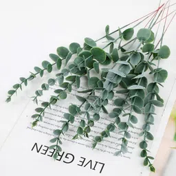Ekhasa Green 18 Pieces Eucalyptus Artificial Plant-image-21