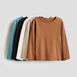 H&M 5-Pack Long-Sleeved T-Shirts-image-18