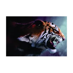Inephos Yellow & White Birds and Animals Printed Canvas Wall Art-image-29