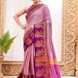 DIVASTRI Ethnic Motifs Woven Design Zari Saree-picture-34