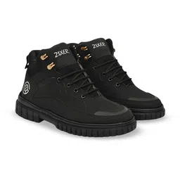 Zixer Men Lace-Ups Round Toe Sneakers-19