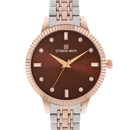 D'SIGNER Women Embellished Round Dial & Stainless Steel Straps Analogue Watch 853RTM.9L-picture-46
