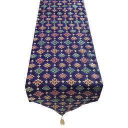 Pinkparrot 12x70 inch jacquard silk table runner-image-62