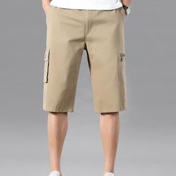 HERE&NOW Men Solid Cotton Regular Shorts-image-52