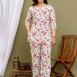 Moda Rapido Women Floral Printed Co-Ords-picture-3