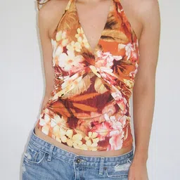 StyleCast x Revolte Women Floral Printed Halter Neck Top-image-59
