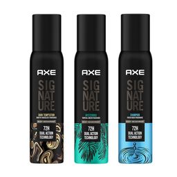 AXE Men Set Of 3 Signature Champion, Dark Temptation & Mysterious Body Deodorant-6
