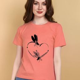 Parona Graphic Printed Round Neck Drop-Shoulder Sleeves T-shirt-image-92