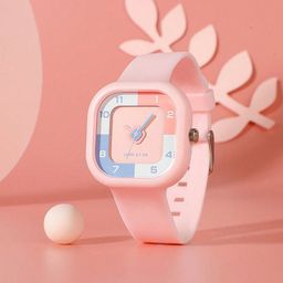 SWADESI STUFF Unisex Kids Dial & Bracelet Style Straps Analogue Watch MIN PINK 9-46