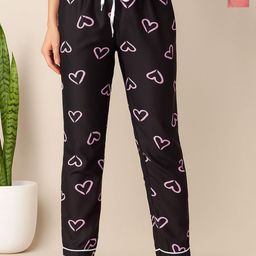 ETC Women Pack Of 2 Printed Mid-Rise Lounge Pants-picture-31