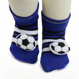 NESKA MODA 6 To 12 Months Cotton Football Face Baby Ankle Socks/ Booties-image-34
