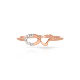 BHIMA 18K BIS Hallmark 750 Purity Embrace Diamond Ring-image-83