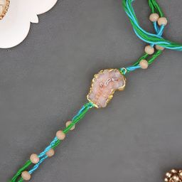 Myntra Elegant Homes Set Of 3 Rakhis With Roli Chawal & Greetings Card-image-51