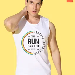 WOOSTRO Pack Of 2 Printed Combed Cotton GymInnerwear VWS26(BKLN ORANGE)(RUN WHITE)-image-73