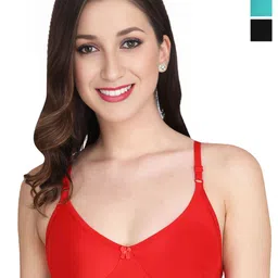 Liigne Pack Of 3 Full Coverage Lightly Padded Seamless Bra-picture-2