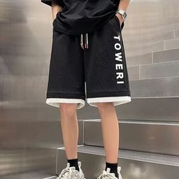 StyleCast Men Relaxed Fit Mid-Rise Typography Printed Cotton Shorts-picture-21