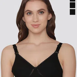 Kalyani Diksha Pack of 3 Full Coverage Non Padded Everyday Bra-picture-28