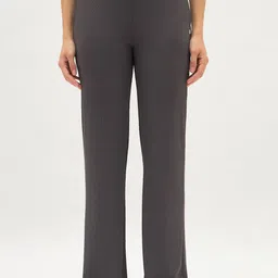 FEMEA Women Wide Leg Mid-Rise Trousers-picture-23