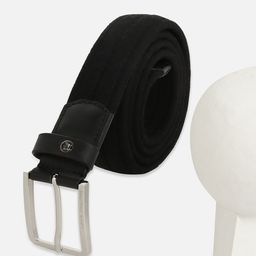Louis Philippe Sport Men Textured Tang Closure Leather Casual Belt-image-17