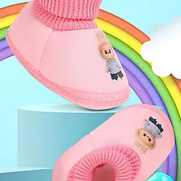 Dhairya Collection Unisex Kids Cotton Labubu Booties-picture-15