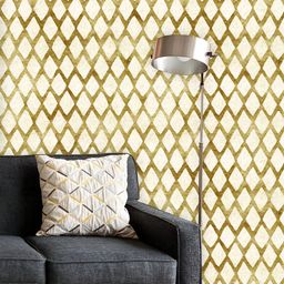 ArtzFolio Printed UV-Resistant Anti-Bacterial Golden Harlequin Peel & Stick Wallpaper-image-47