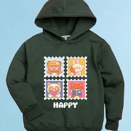NUSYL Girls Printed Hooded Sweatshirt-picture-26