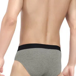LOGGERHEAD Cotton Hipster Brief LHFB004-DarkGrey image 2