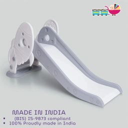 Slides for Kids - Rocket-Shaped Kids Slide - Durable & Safe Plastic Slide-18