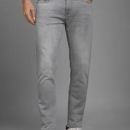 Louis Philippe Men Mid-Rise Heavy Fade Tapered Fit Jeans-image-47