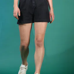 Kotty Women High-Rise Denim Shorts-image-57