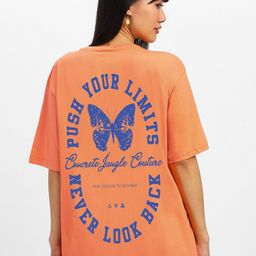 JUNEBERRY Women Printed Drop-Shoulder Sleeves Pure Cotton T-shirt-image-71