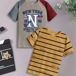 CODEZ Boys 2 Pure Cotton T-shirt-image-97
