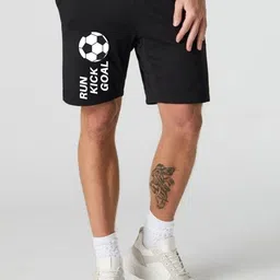 FABSTIEVE Men Solid Printed Low-Rise Cotton Shorts-image-97