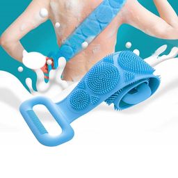 BeeDuck Silicone Double Side Body Bathing Brush For Exfoliating-25
