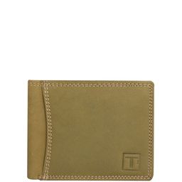 TAWS&TIMBER Men Zip Detail Leather Two Fold Wallet-image-23