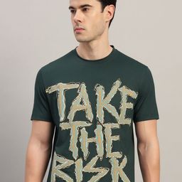 PROFY Men Printed Raw Edge T-shirt-image-46