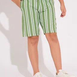 Jack & Jones Junior Boys Striped Technology Shorts-image-33
