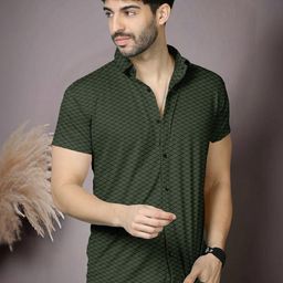 Metronaut Men Checked Spread Collar Cotton Casual Shirt-image-36