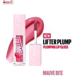 Maybelline New York Lifter Plump Long Lasting Lip Gloss 5 ml - Mauve Bite 02-8