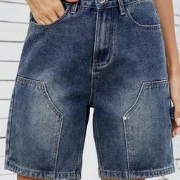 StyleCast Women Denim Denim Shorts-picture-37
