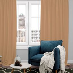 Parda Online Beige Black Out Door Curtain-image-99