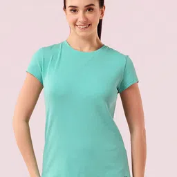 Enamor Short Sleeve Crew Neck Slim Fit Stretch Lounge T-Shirt-picture-21