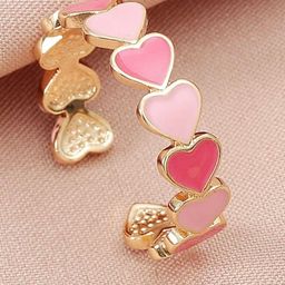 flavouredlove flavouredlove Commute Heart Shape Copper Plating Open Ring-40