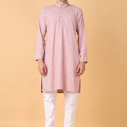 V-Mart Men Floral Regular Kurta with Churidar-picture-10