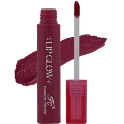 Fashion Colour Pretty Lip Glow Non Transfer Liquid Lipstick - 3 ml - Deep Plum - 05-22