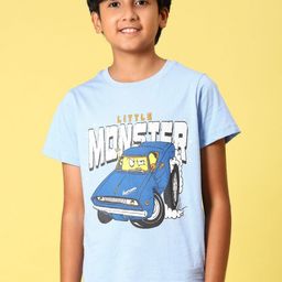 V-Mart Boys Graphic Printed Round Neck Cotton T-shirt-picture-27