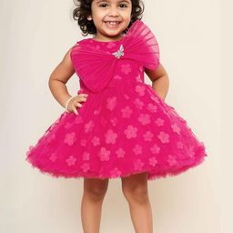Lagorii Applique Net Fit & Flare Dress-image-27