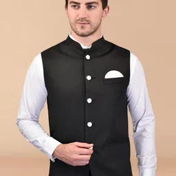 Moda Rapido Woven Nehru Jacket-picture-8