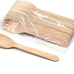 Wooden Forks | Eco Friendly Fork| for Home Use, Party, Events |160mm Disposable Wooden Cutlery Set-image-28